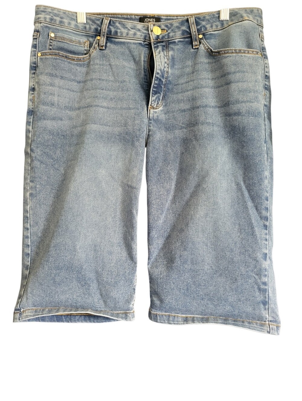 Jones New York Denim Bermuda Shorts Blue sz 14 - Picture 5 of 5